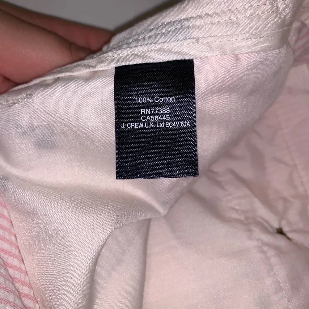 J. Crew pink and white Rivington shorts— mens 34W